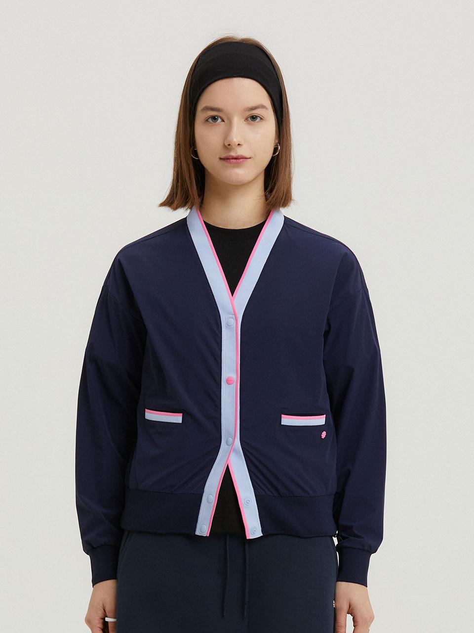 Aven Neo Step Stretch Cardigan [Navy]
