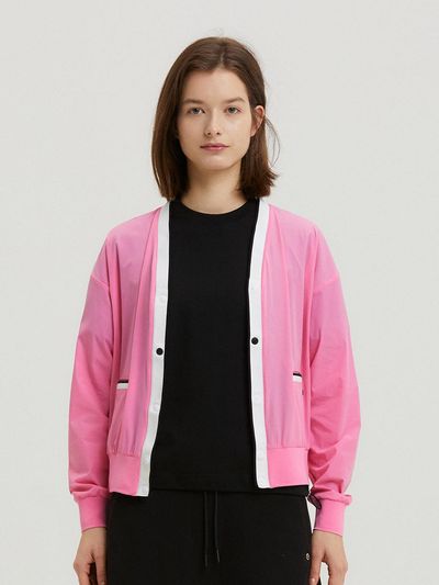 Aven Neo Step Stretch Cardigan [Pink]