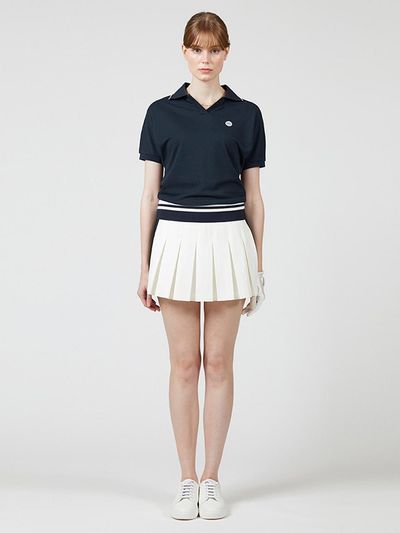 Aven Raglan Relaxed-Fit Polo Shirt [Navy]
