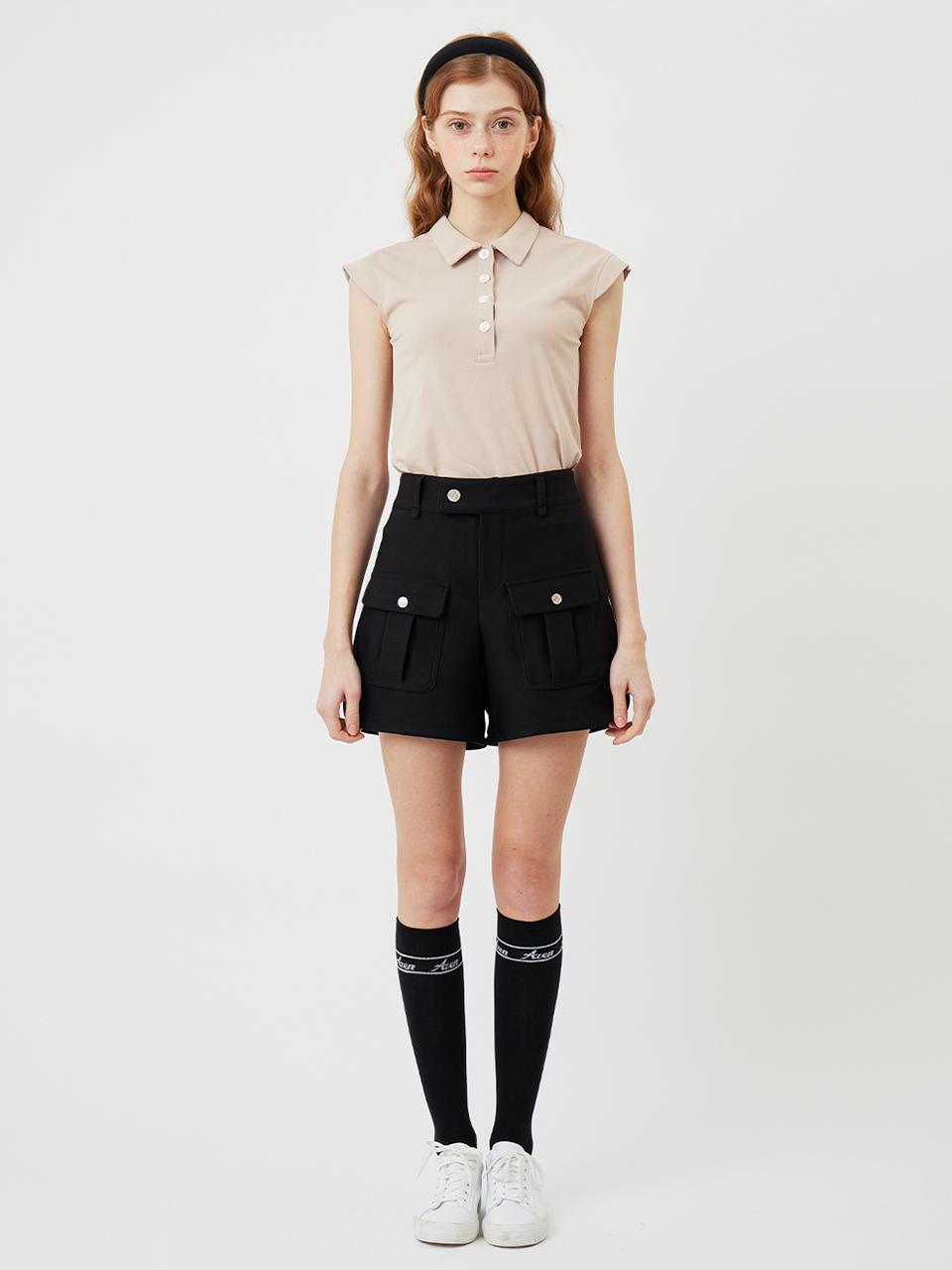Aven Two Pocket Short Pants Golf (Black)