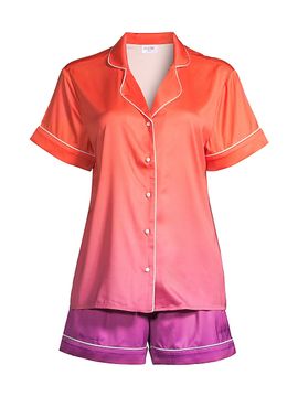 Averie Women's Sunset Ocean Dip Short Pajama Set