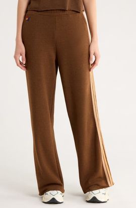 Aviator Nation Aviator Nation 5-Stripe Wide Leg Sweatpants