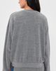 Aviator Nation Aviator Nation 5 Stripe Relaxed Crew Sweatshirt Heather Grey - 3
