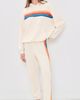 Aviator Nation Aviator Nation 5 Stripe Sweatpants Vintage White - 5