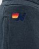 Aviator Nation Aviator Nation 5 Stripe Wide Leg Sweatpants Charcoal - 6