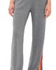 Aviator Nation Aviator Nation 5 Stripe Wide Leg Sweatpants Heather Grey - 1