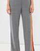 Aviator Nation Aviator Nation 5 Stripe Wide Leg Sweatpants Heather Grey - 2