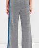Aviator Nation Aviator Nation 5 Stripe Wide Leg Sweatpants Heather Grey - 3