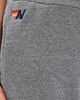 Aviator Nation Aviator Nation 5 Stripe Wide Leg Sweatpants Heather Grey - 6