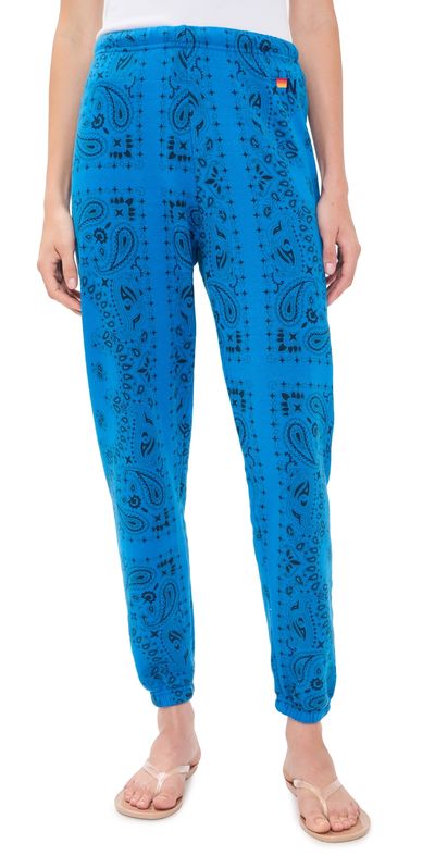 Aviator Nation Aviator Nation Bandana Sweatpants Adventure Blue