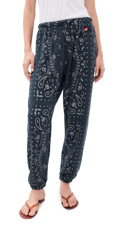 Aviator Nation Aviator Nation Bandana Women's Sweatpants Charcoal
