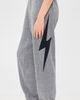Aviator Nation Aviator Nation Bolt Stitch Sweatpants Heather Grey/Black - 4