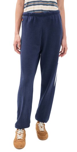 Aviator Nation Aviator Nation Bolt Stitch Sweatpants Navy/White