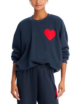 Aviator Nation Aviator Nation Heart Stitch Crewneck Sweatshirt