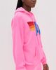 Aviator Nation Aviator Nation Relaxed Logo Pullover Hoodie Neon Pink L - 4