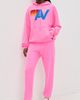 Aviator Nation Aviator Nation Relaxed Logo Pullover Hoodie Neon Pink L - 5