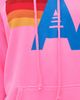 Aviator Nation Aviator Nation Relaxed Logo Pullover Hoodie Neon Pink L - 6