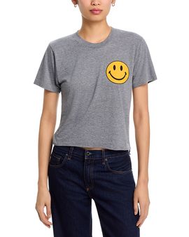 Aviator Nation Aviator Nation Smiley 2 Boyfriend Tee