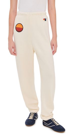 Aviator Nation Aviator Nation Sunset Patch Sweatpants Vintage White