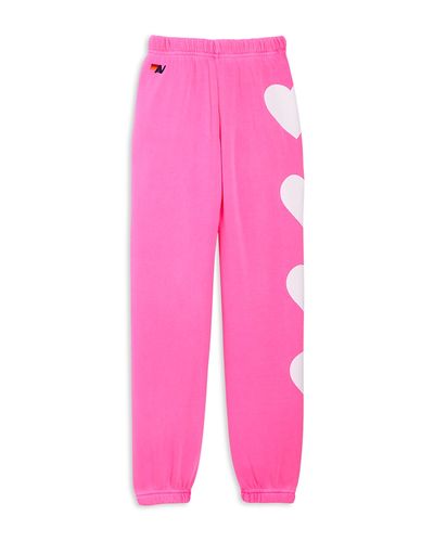 Aviator Nation Aviator Nation Unisex Heart Print Sweatpants