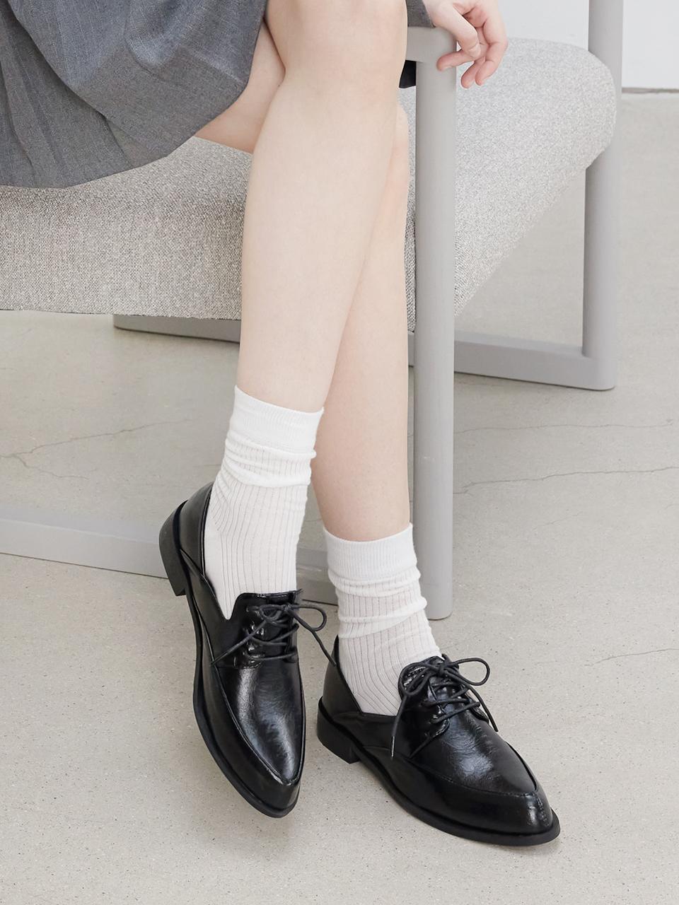 AVISPA Allen Two-Way Lace-up Stiletto 2.5cm Loafers (L204)