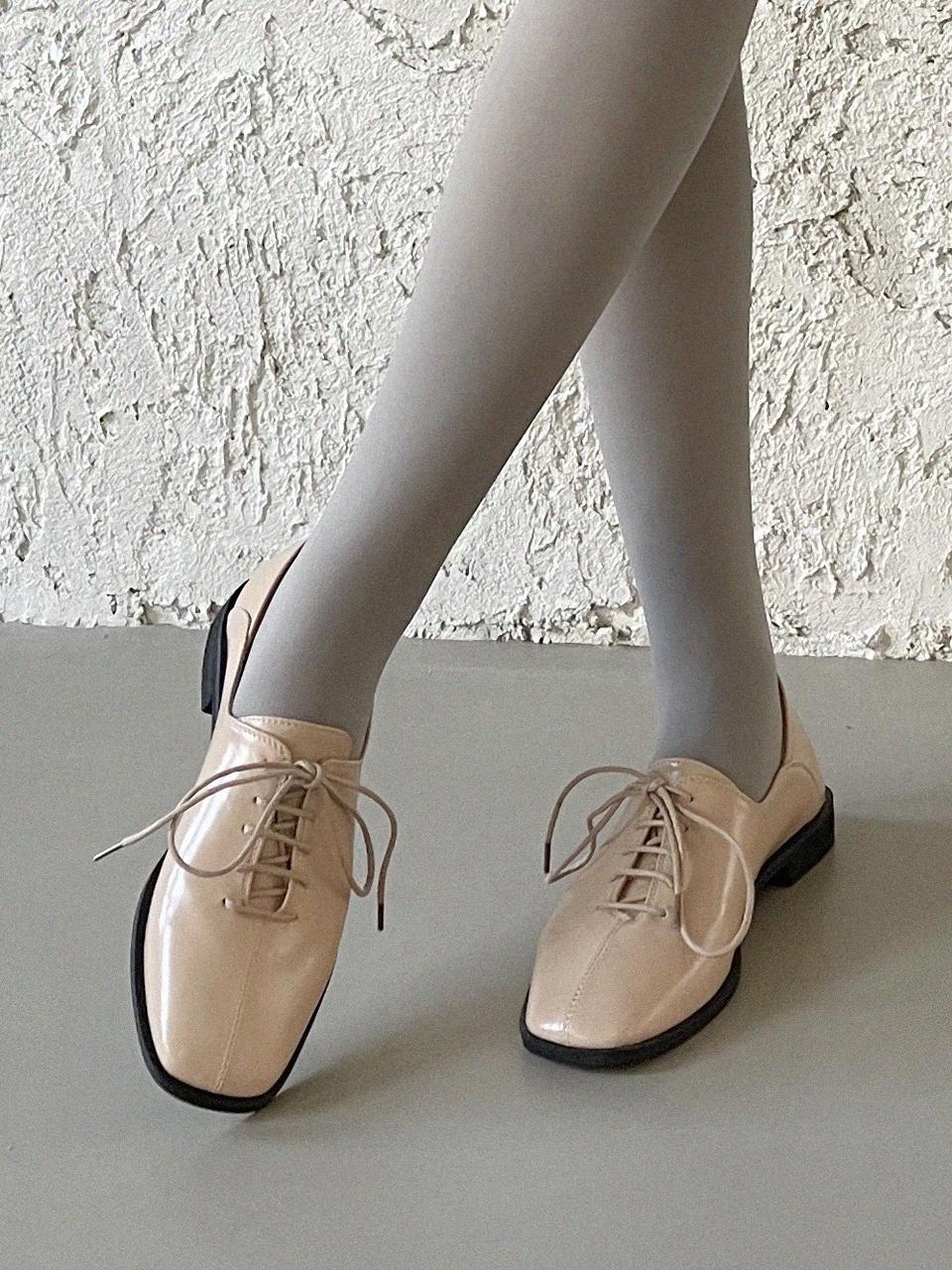 AVISPA Verona Square Toe Two-way Lace-up Loafer