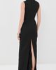 A.W.A.K.E. MODE A. W.A. K.E. MODE Bib Front Maxi Dress Black - 3