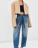 A.W.A.K.E. MODE A. W.A. K.E. MODE Cropped Tuxedo Jacket Camel - 5