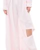 A.W.A.K.E. MODE A. W.A. K.E. MODE Slit Knee Pants Pale Pink - 1
