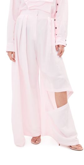 A.W.A.K.E. MODE A. W.A. K.E. MODE Slit Knee Pants Pale Pink