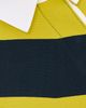 A.W.A.K.E. MODE A. W.A. K.E. MODE Striped Flared Knit Mini Dress Yellow/Navy Striped - 6