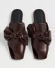 A.W.A.K.E. MODE A. W.A. K.E. MODE Tim Open Toe Mules Brown - 2