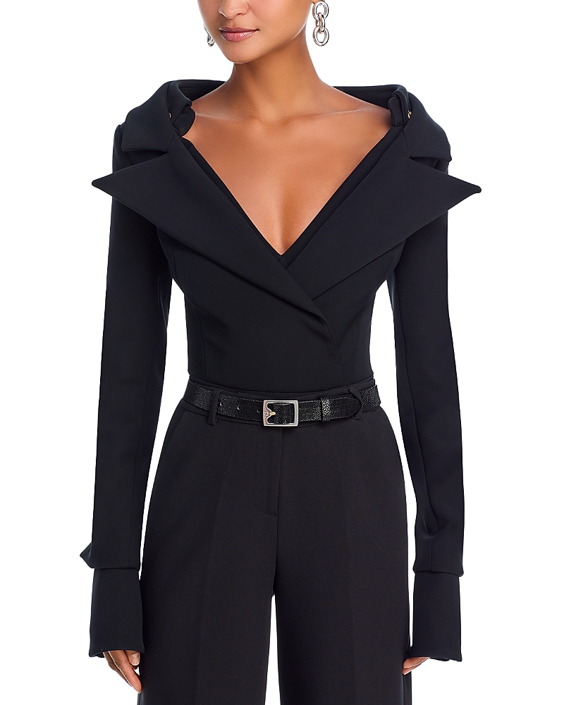 A.w.a.k.e. Mode - A. w.a. k.e. Mode Wide Lapel Bodysuit