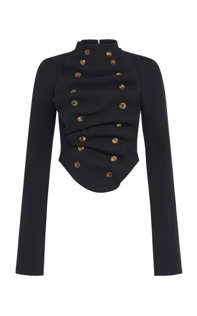 A.W.A.K.E. MODE A.W.A.K.E. MODE BibFront Structured Jacket Black FR 40