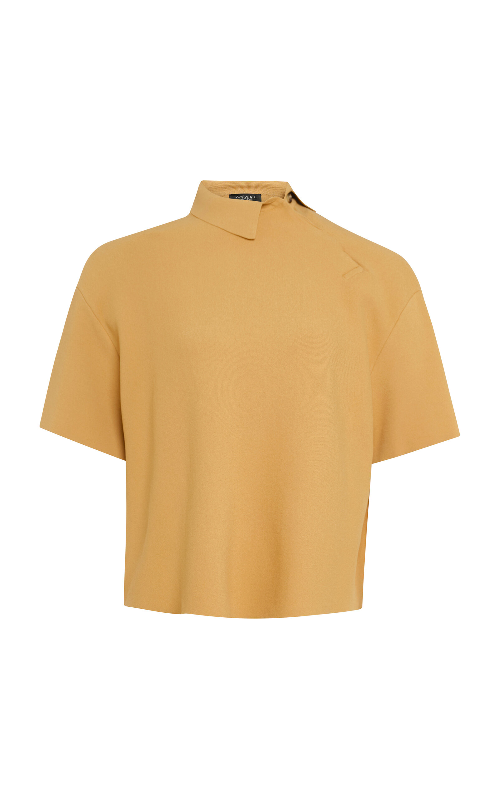 A.W.A.K.E. MODE A.W.A.K.E. MODE Knitted Striped Rugby Top Nude S