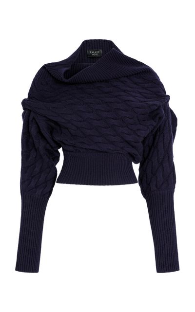 A.W.A.K.E. MODE A.W.A.K.E. MODE Merino WoolCashmere CableKnit Sweater