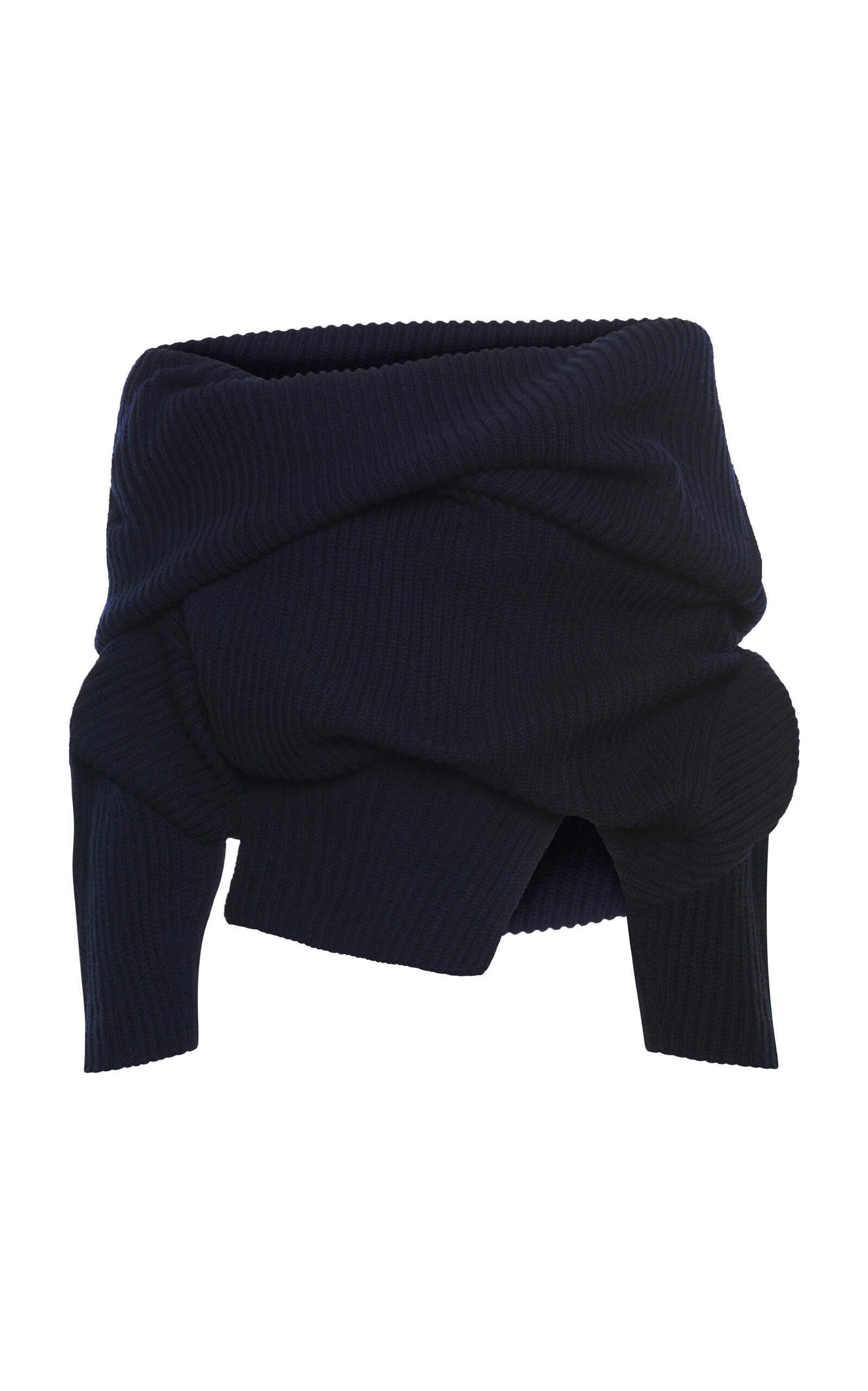 A.W.A.K.E. MODE A.W.A.K.E. MODE OffTheShoulder Wool Sweater