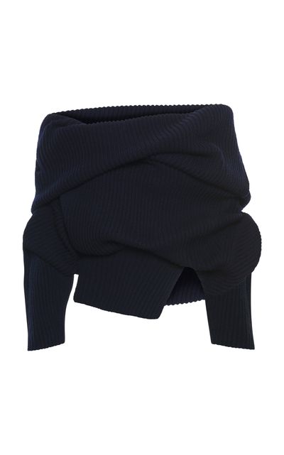 A.W.A.K.E. MODE A.W.A.K.E. MODE OffTheShoulder Wool Sweater