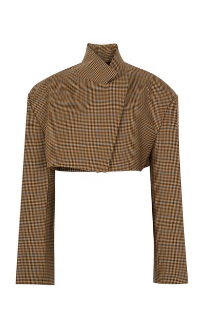 A.W.A.K.E. MODE A.W.A.K.E. MODE Power Shoulder Wool Jacket