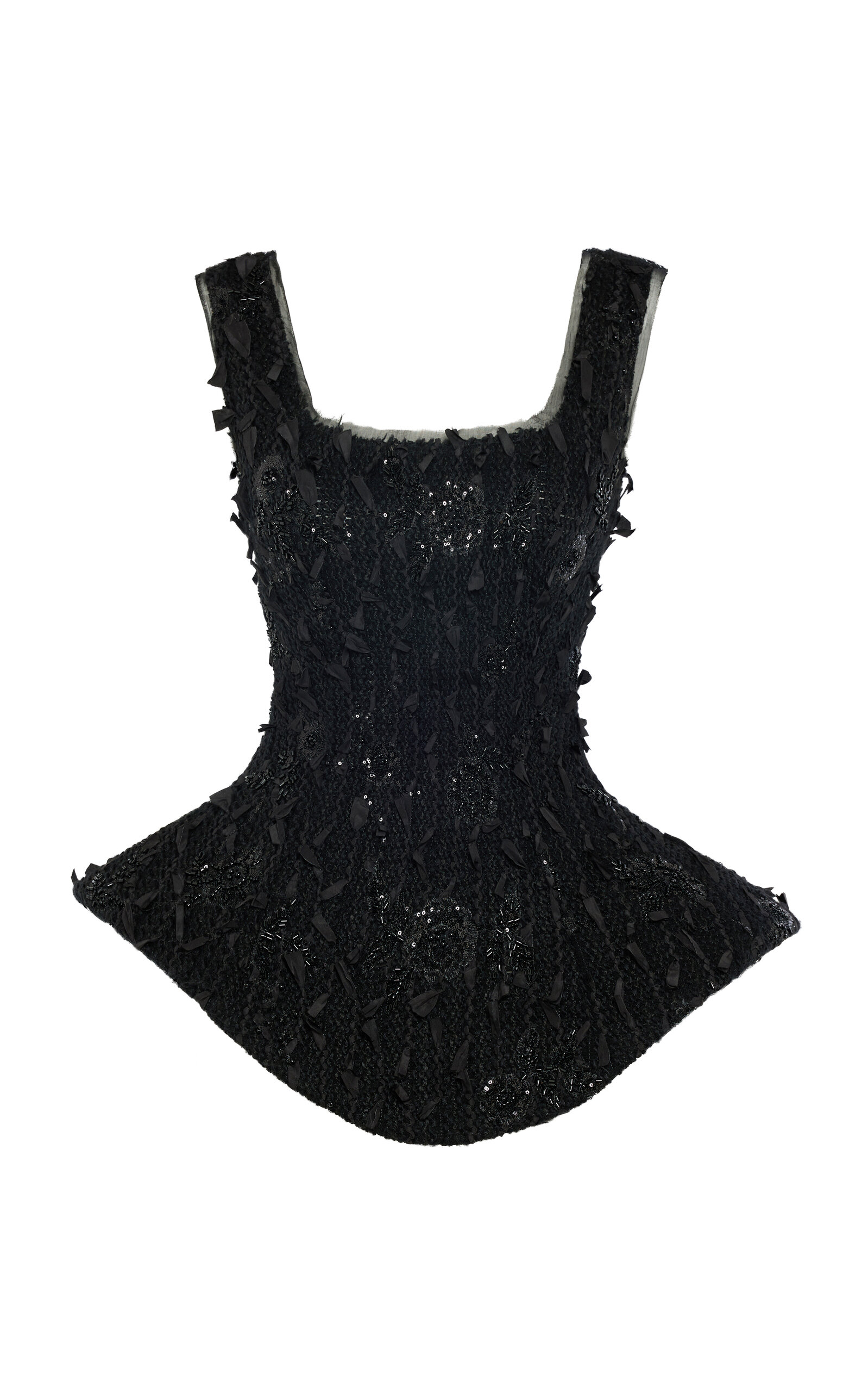 A.W.A.K.E. MODE A.W.A.K.E. MODE SilkBlend Basque Ballerina Top Black FR 42