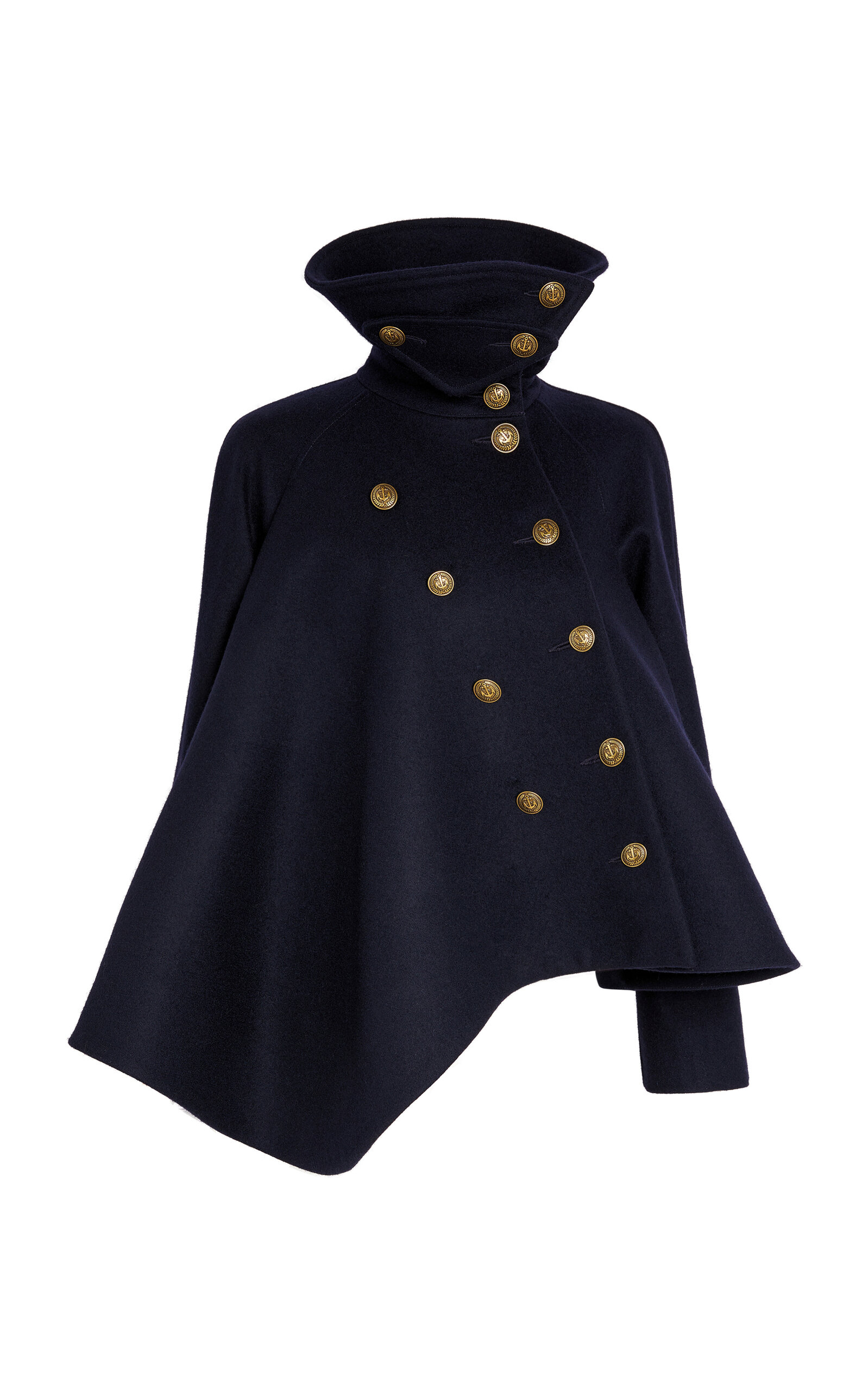 A.W.A.K.E. MODE A.W.A.K.E. MODE Wool Flared Pea Coat