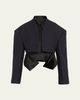 A.W.A.K.E. MODE Oversized Cropped Jacket - 1