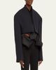 A.W.A.K.E. MODE Oversized Cropped Jacket - 3