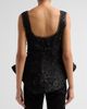 A.W.A.K.E. MODE Women's Basque Embellished Ballerina Top - 3