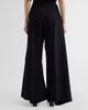 A.W.A.K.E. MODE Women's Draped Wool Slit Knee Pants - 3