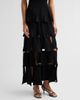 A.W.A.K.E. MODE Women's Knitted Multi Trapeze Skirt - 4
