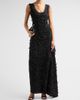 A.W.A.K.E. MODE Women's Side-Drape Textured Maxi Dress - 2
