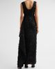 A.W.A.K.E. MODE Women's Side-Drape Textured Maxi Dress - 3