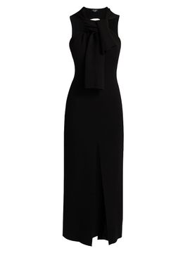A.W.A.K.E. Mode Women's Tieneck Knit Midi-Dress