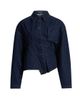 A.W.A.K.E. Mode Women's Twisted Denim Shirt - 1